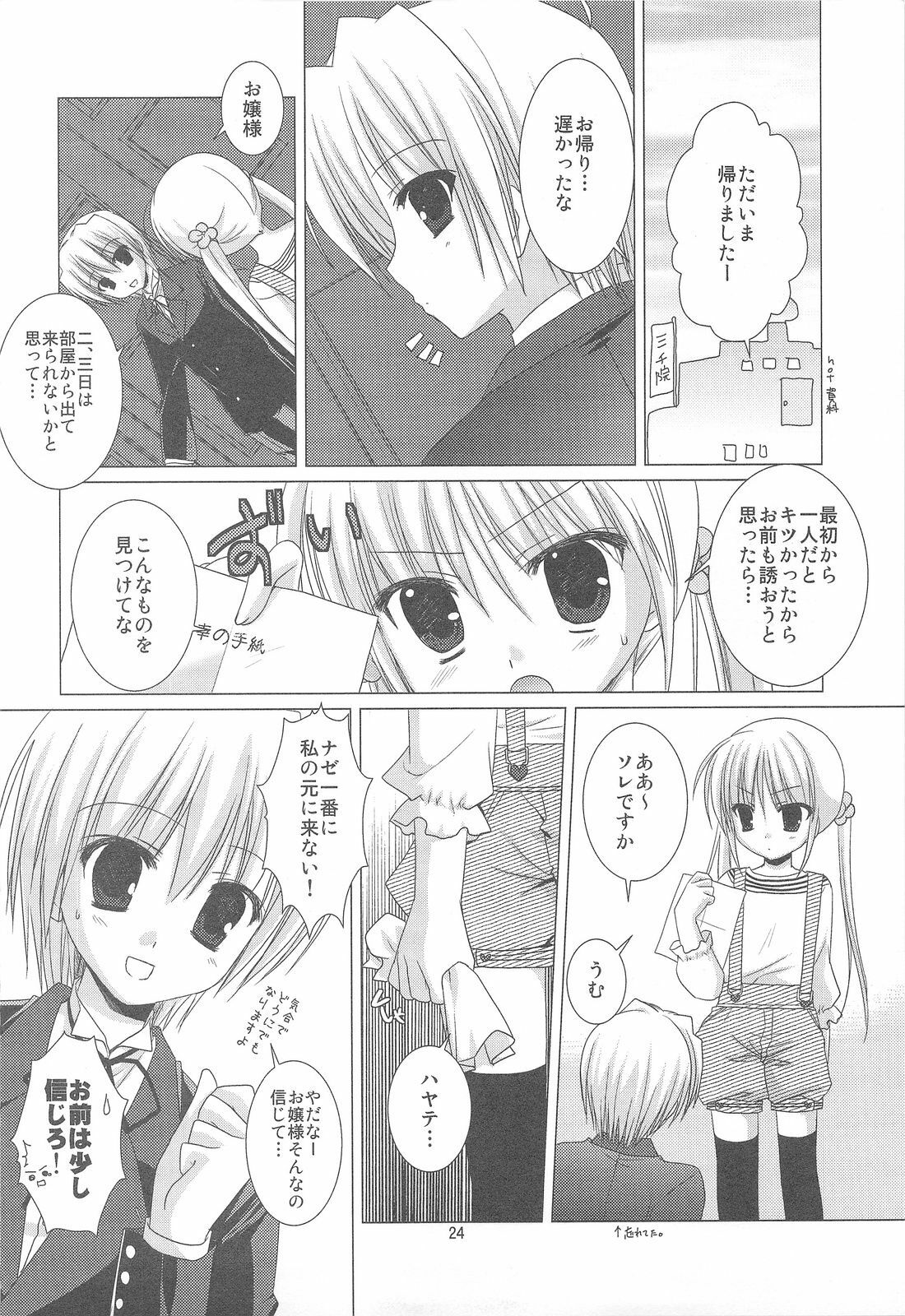 (C75) [Kokikko (Sesena Yau)] Chain (Hayate no Gotoku!) page 23 full