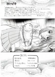 (C67) [TecchiTecchi (YUZU-PON)] Kimi ga nozomu eien zettai zetsumei 2 (Kimi ga Nozomu Eien) - page 25