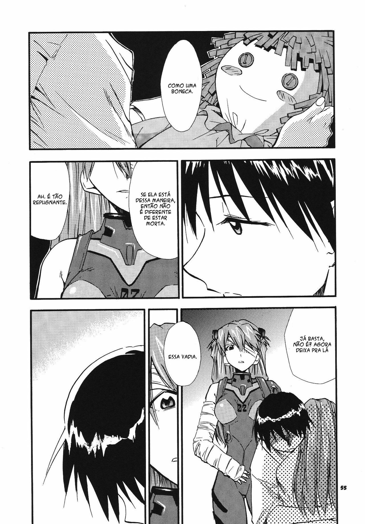 (C68) [Studio Kimigabuchi (Kimimaru)] RE-TAKE 3 (Neon Genesis Evangelion) [Portuguese-BR] [Mental_Inertia] page 54 full