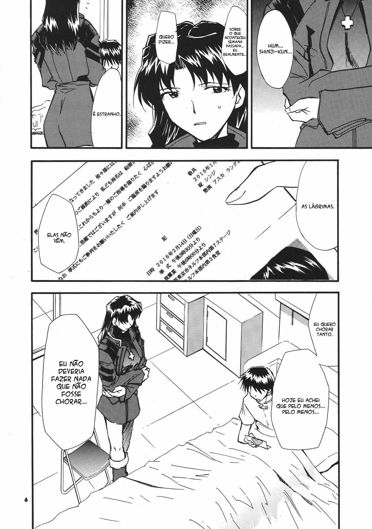 (C68) [Studio Kimigabuchi (Kimimaru)] RE-TAKE 3 (Neon Genesis Evangelion) [Portuguese-BR] [Mental_Inertia] page 7 full