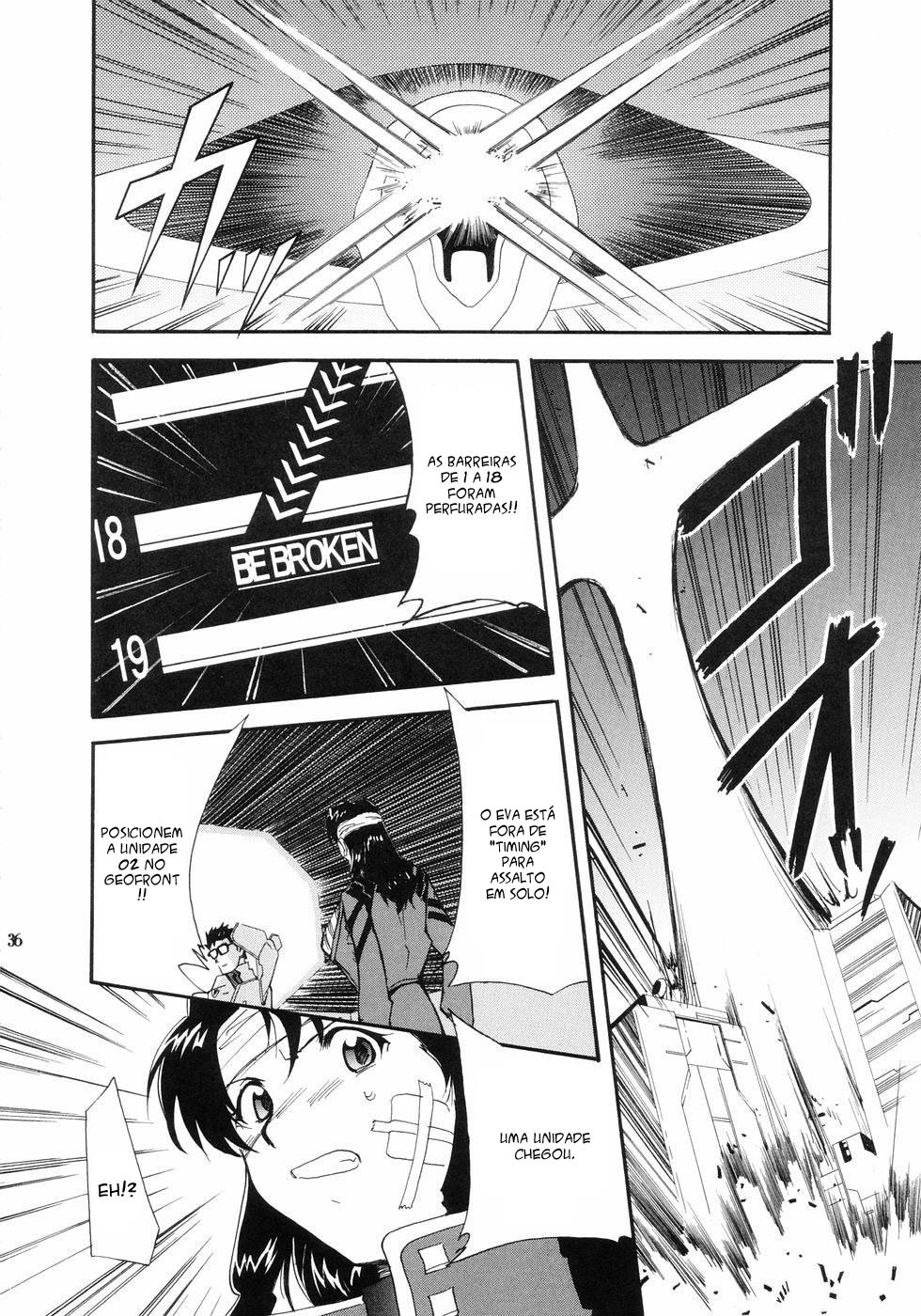 (C66) [Studio Kimigabuchi (Kimimaru)] RE-TAKE (Neon Genesis Evangelion) [Portuguese-BR] [Mental_Inertia] page 34 full