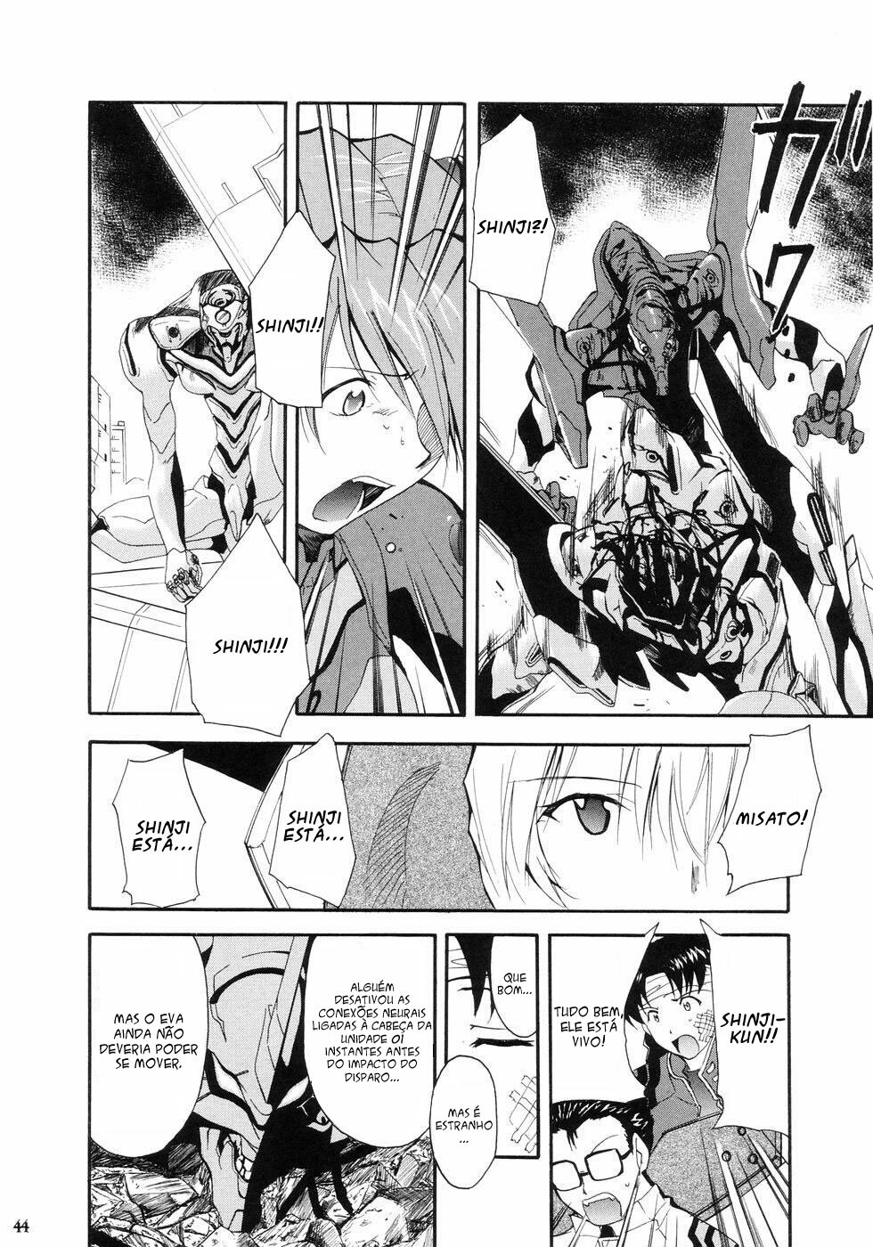 (C66) [Studio Kimigabuchi (Kimimaru)] RE-TAKE (Neon Genesis Evangelion) [Portuguese-BR] [Mental_Inertia] page 42 full