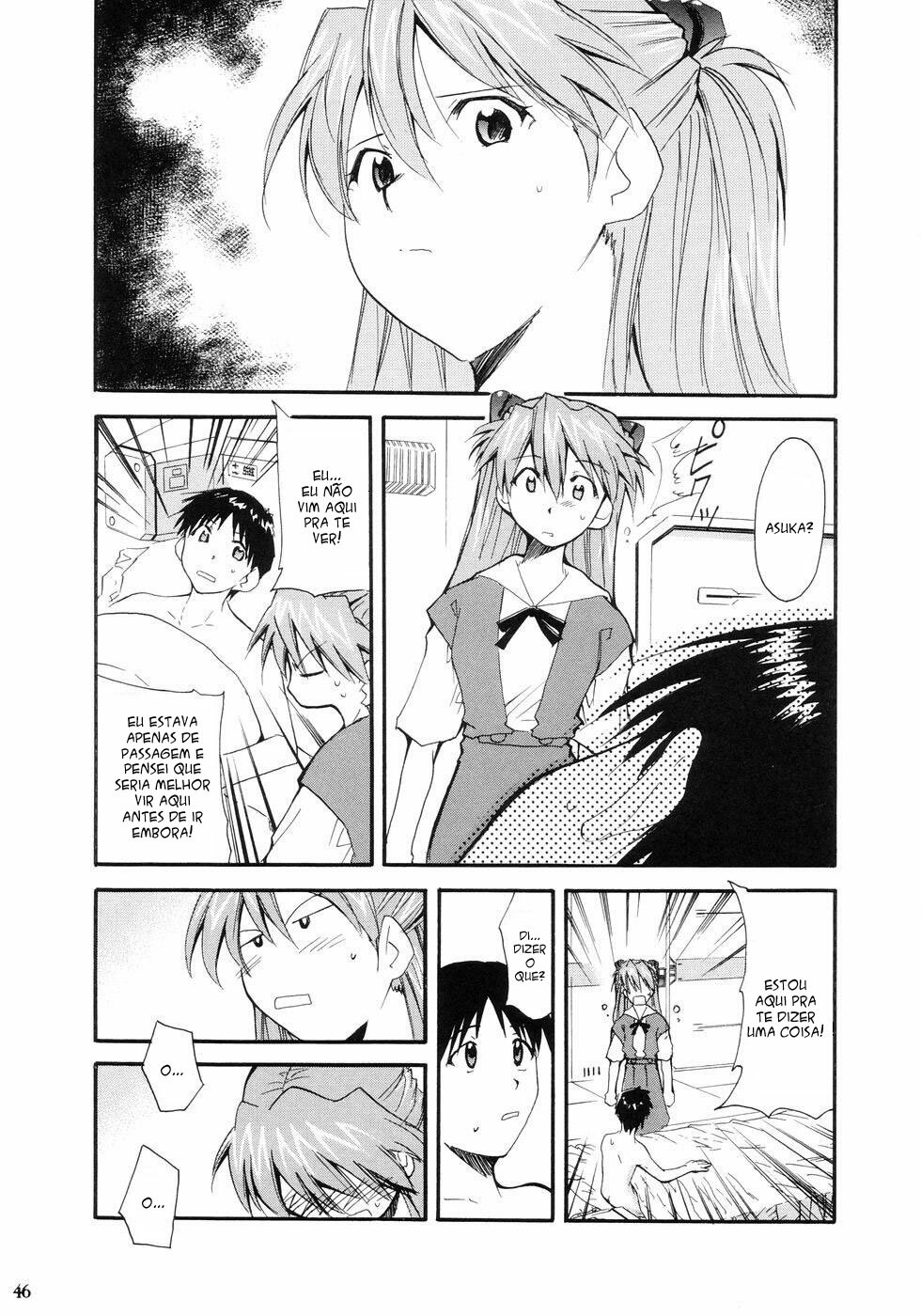 (C66) [Studio Kimigabuchi (Kimimaru)] RE-TAKE (Neon Genesis Evangelion) [Portuguese-BR] [Mental_Inertia] page 44 full