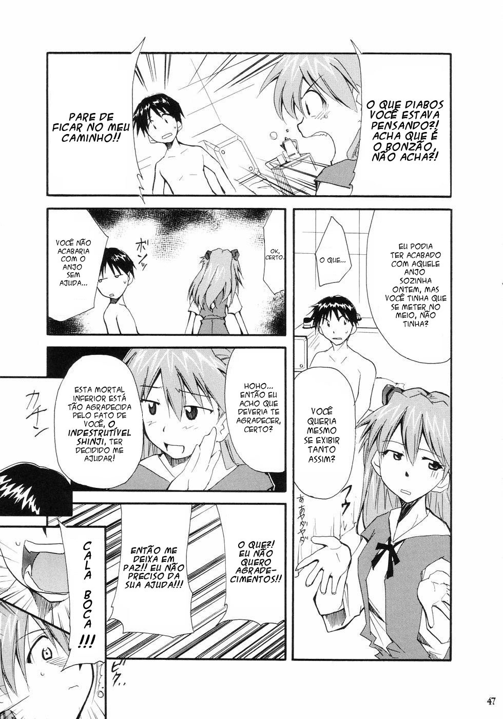 (C66) [Studio Kimigabuchi (Kimimaru)] RE-TAKE (Neon Genesis Evangelion) [Portuguese-BR] [Mental_Inertia] page 45 full