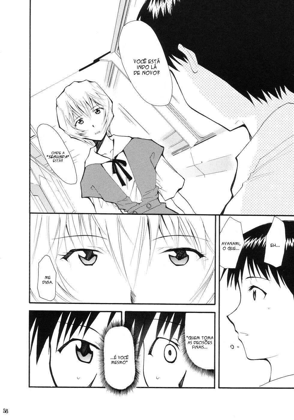 (C66) [Studio Kimigabuchi (Kimimaru)] RE-TAKE (Neon Genesis Evangelion) [Portuguese-BR] [Mental_Inertia] page 56 full