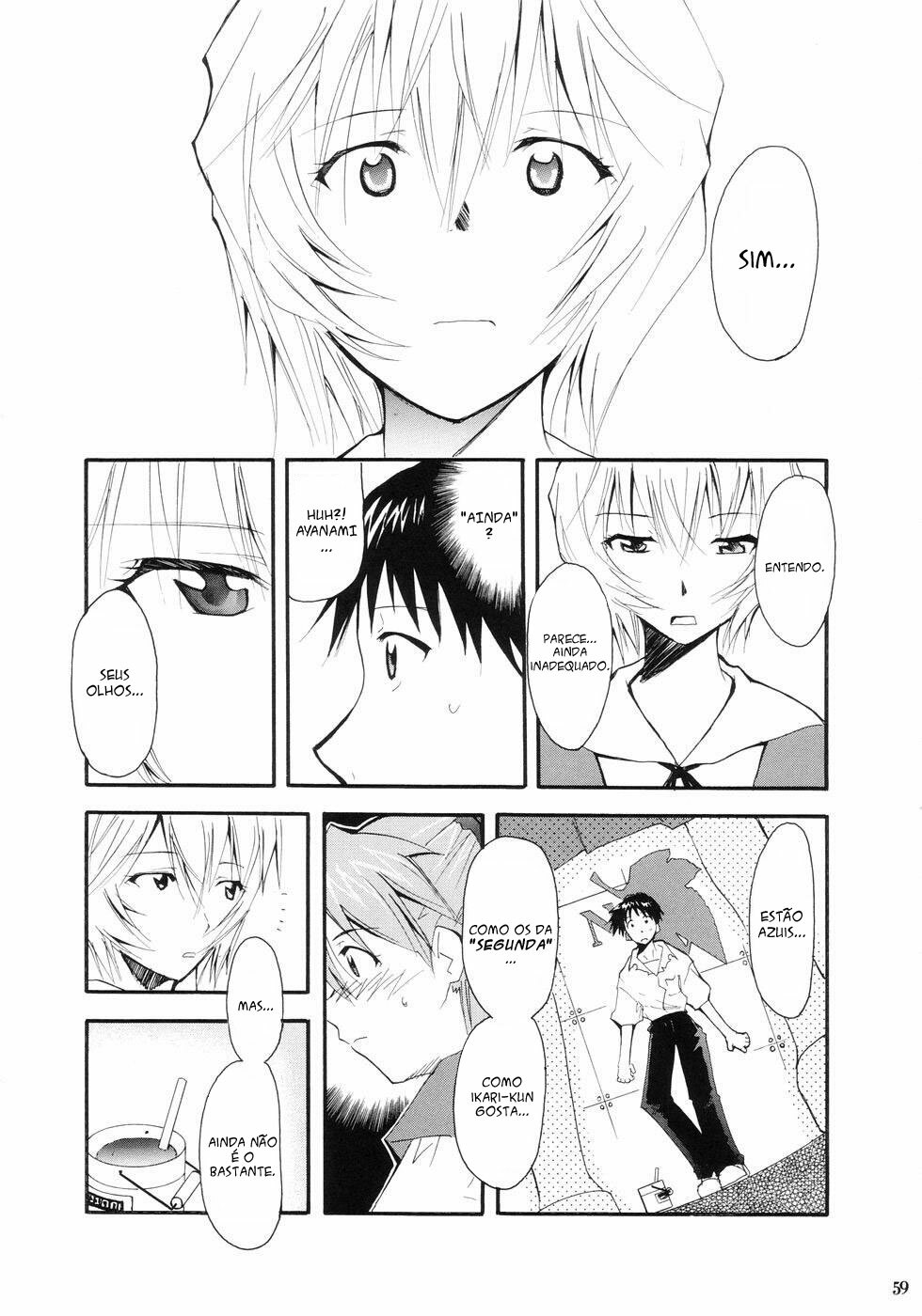 (C66) [Studio Kimigabuchi (Kimimaru)] RE-TAKE (Neon Genesis Evangelion) [Portuguese-BR] [Mental_Inertia] page 57 full