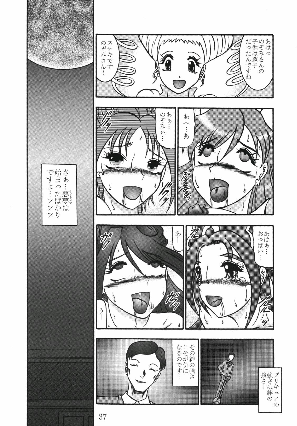 (C73) [Studio Kyawn (Murakami Masaki)] GREATEST ECLIPSE Kochou Side:B [Broken] (Yes! Precure 5) page 37 full