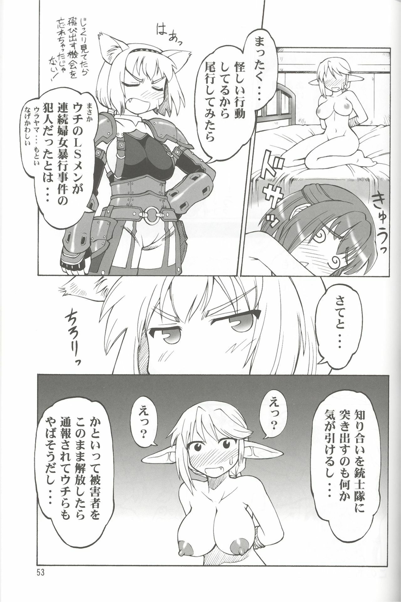 (C72) [Jack-O'-Lantern (EBIFLY, Neriwasabi)] Furi Furi (Final Fantasy XI) page 52 full