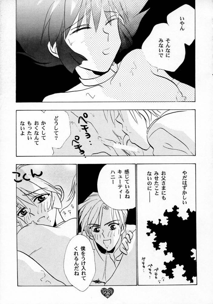 (CR21) [Rocket Kyoudai (Various)] HONEY FLASH (Cutey Honey, Mega Man) page 22 full