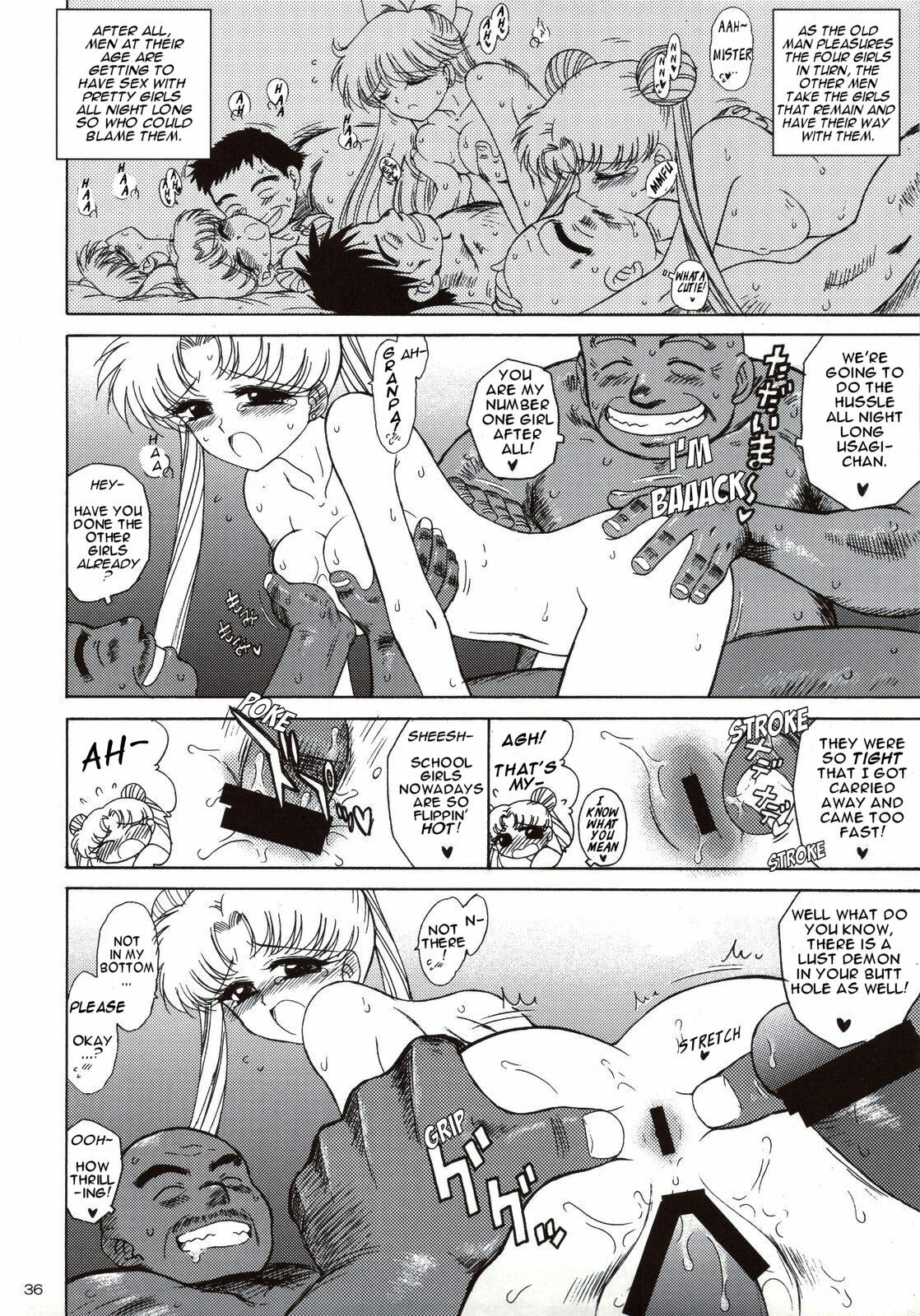 (C74) [BLACK DOG (Kuroinu Juu)] Beach Boy (Bishoujo Senshi Sailor Moon) [English] [Phantom] page 34 full