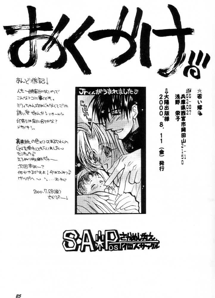 [S.A☆POST (Sakanushi Hideyuki)] Wakai Yome (Trigun) page 24 full