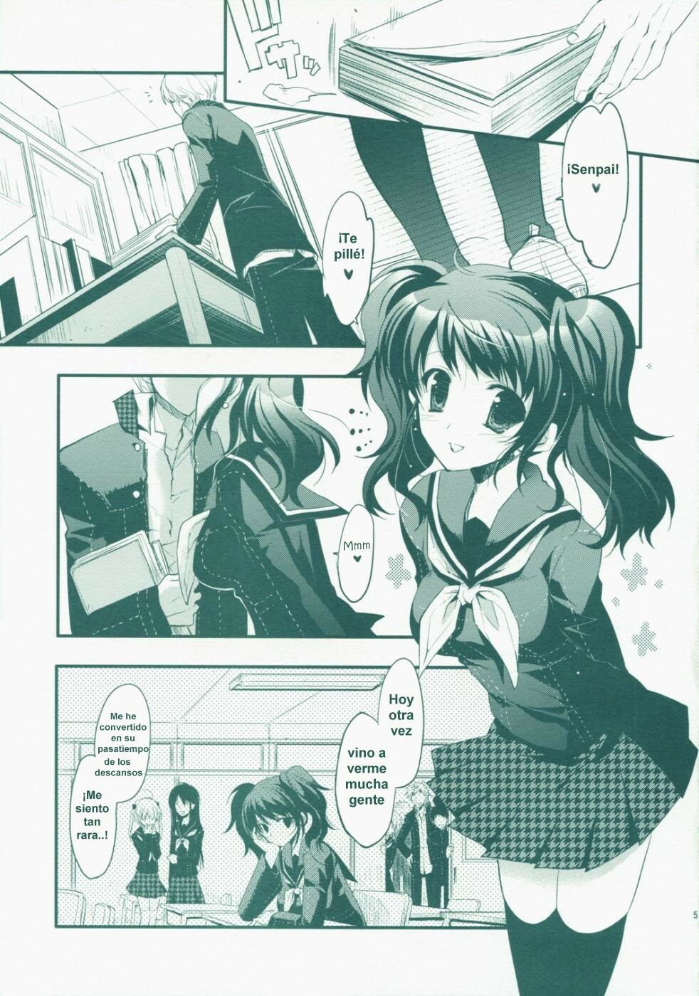 (SC41) [D.N.A.Lab., ARESTICA (Ariko Youichi, Miyasu Risa)] MIDNIGHT ESCALATOR (Persona 4) [Spanish] page 4 full