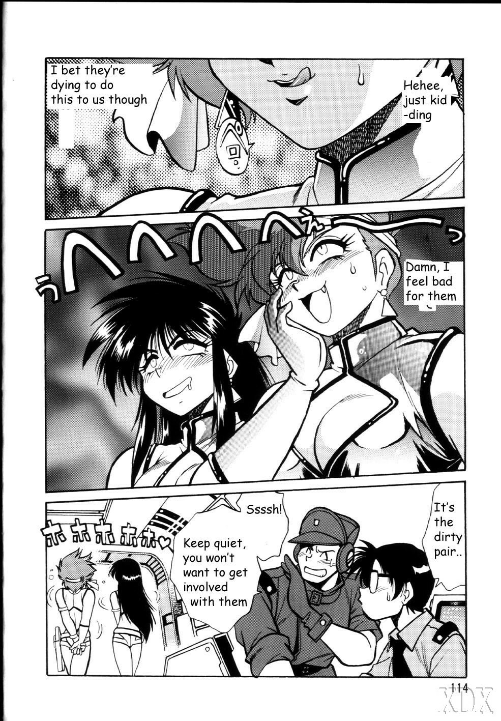 (C66) [Studio Katsudon (Manabe Jouji)] Imasara Dirty Pair Soushuuhen (Dirty Pair) [English] ==DesuDesu== page 114 full