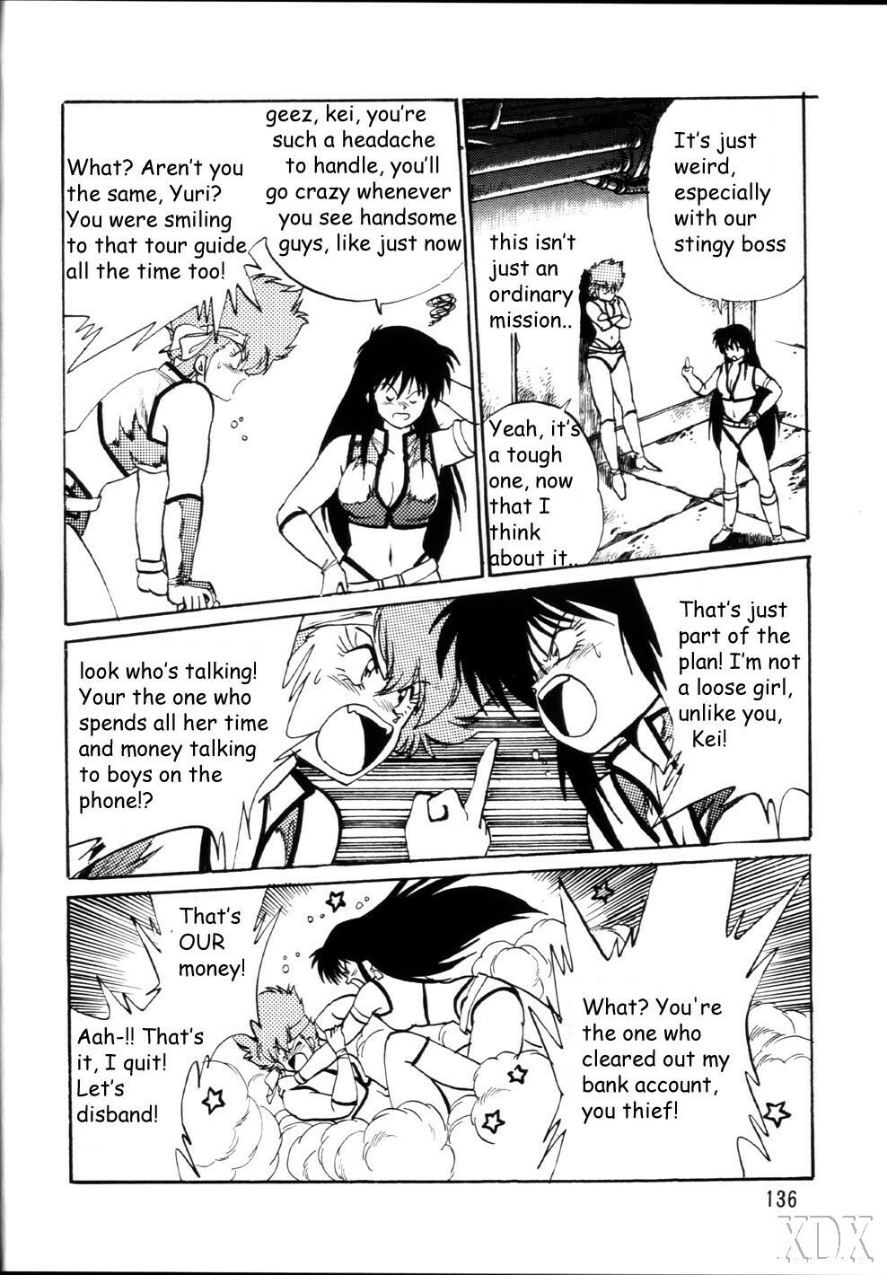 (C66) [Studio Katsudon (Manabe Jouji)] Imasara Dirty Pair Soushuuhen (Dirty Pair) [English] ==DesuDesu== page 136 full