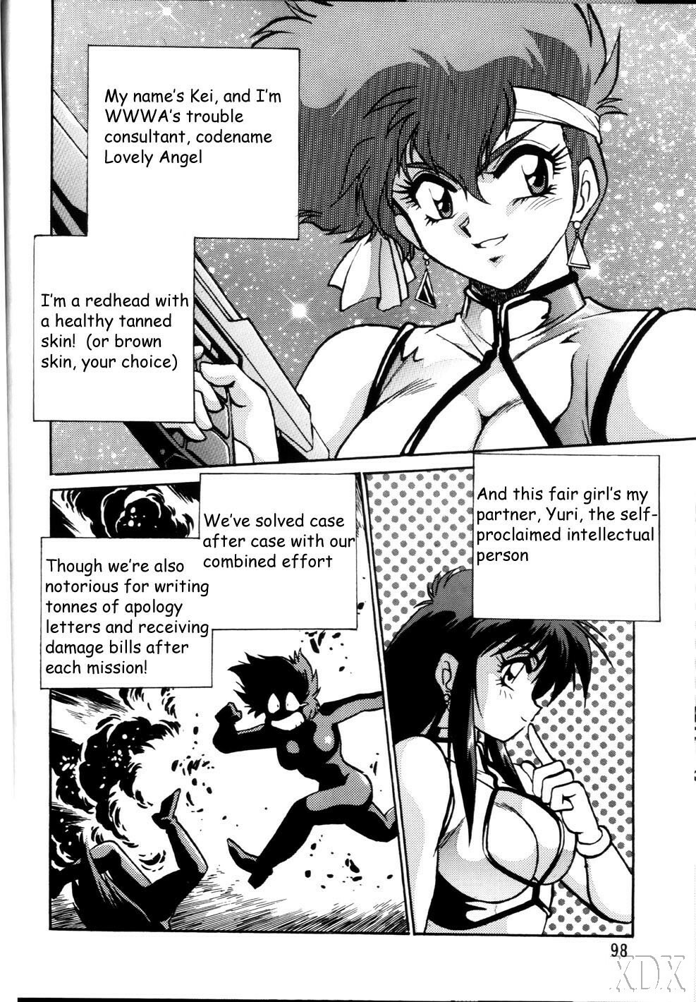 (C66) [Studio Katsudon (Manabe Jouji)] Imasara Dirty Pair Soushuuhen (Dirty Pair) [English] ==DesuDesu== page 98 full