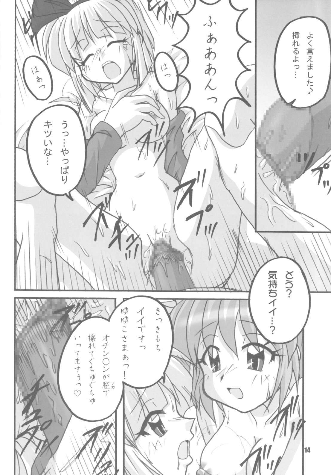 [Yohitama] 幽々子乱乱 (touhou project) page 14 full