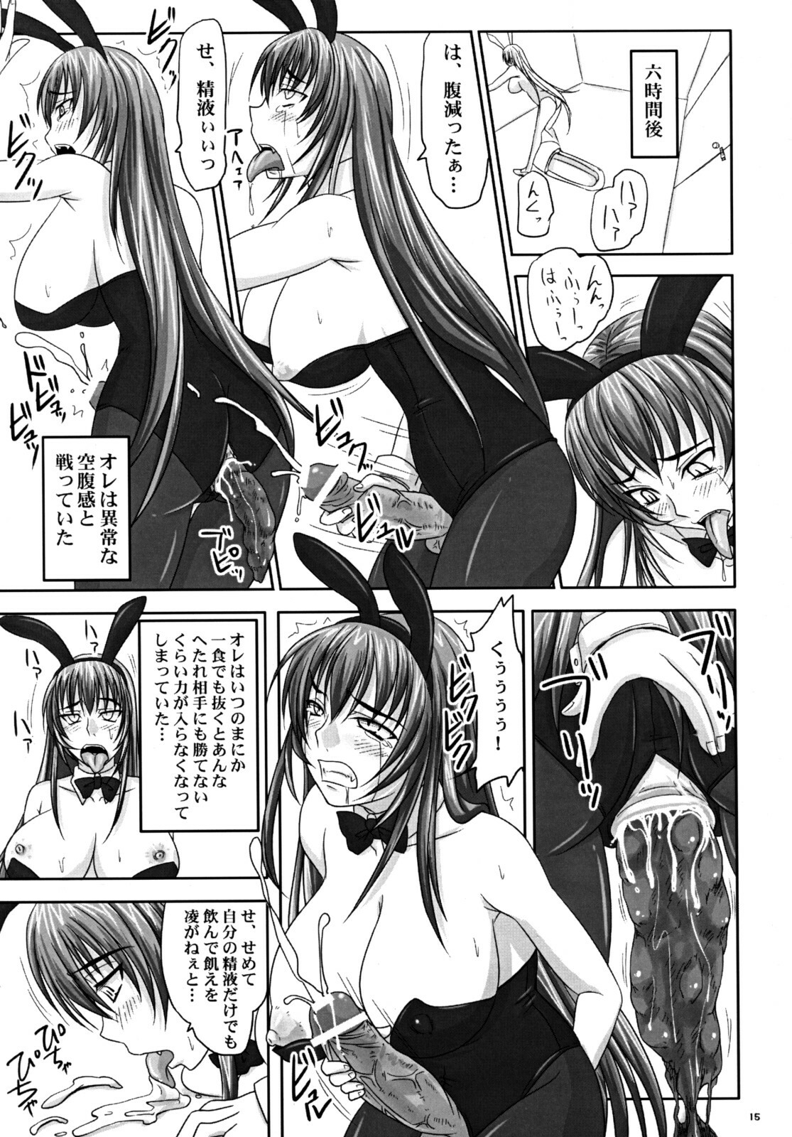 (A3) [Nozarashi (Nozarashi Satoru)] Misshitsu de Kyoubou Bunny Hime to Futarikiri. page 14 full