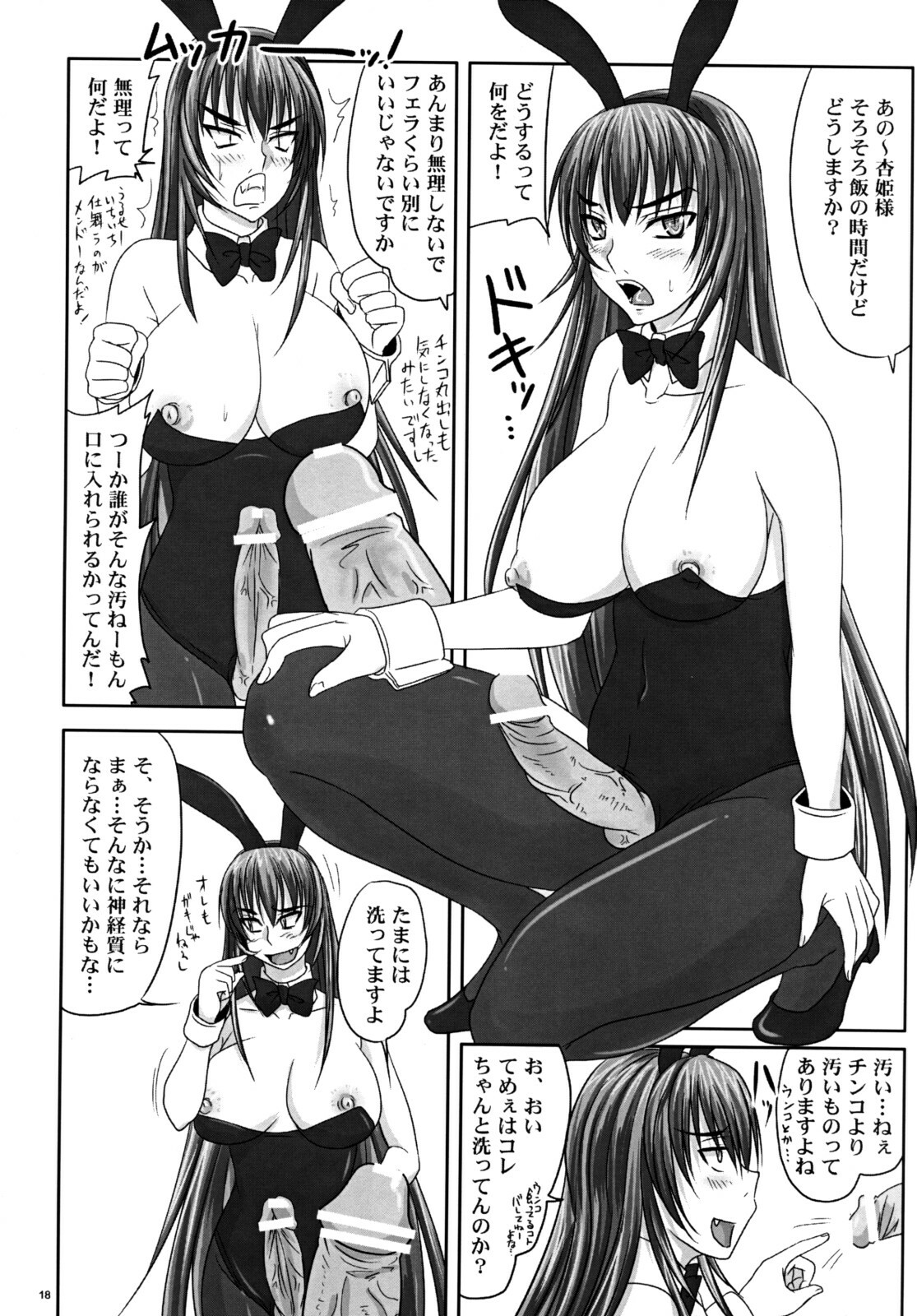 (A3) [Nozarashi (Nozarashi Satoru)] Misshitsu de Kyoubou Bunny Hime to Futarikiri. page 17 full