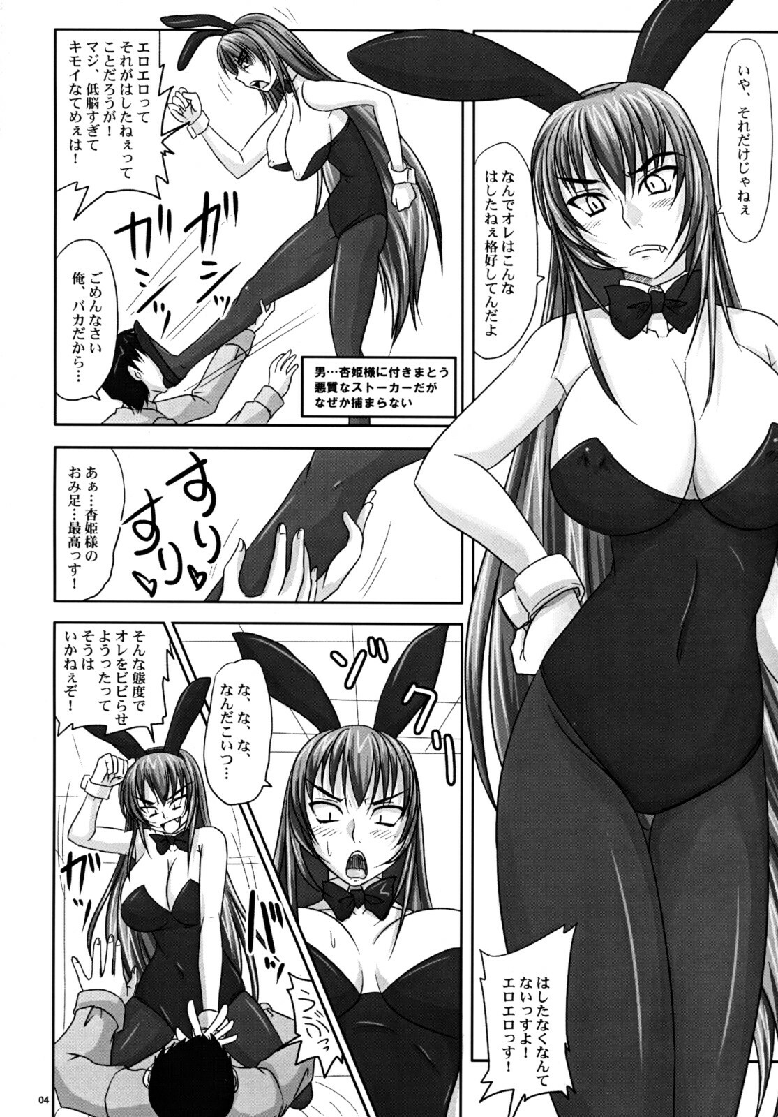 (A3) [Nozarashi (Nozarashi Satoru)] Misshitsu de Kyoubou Bunny Hime to Futarikiri. page 3 full