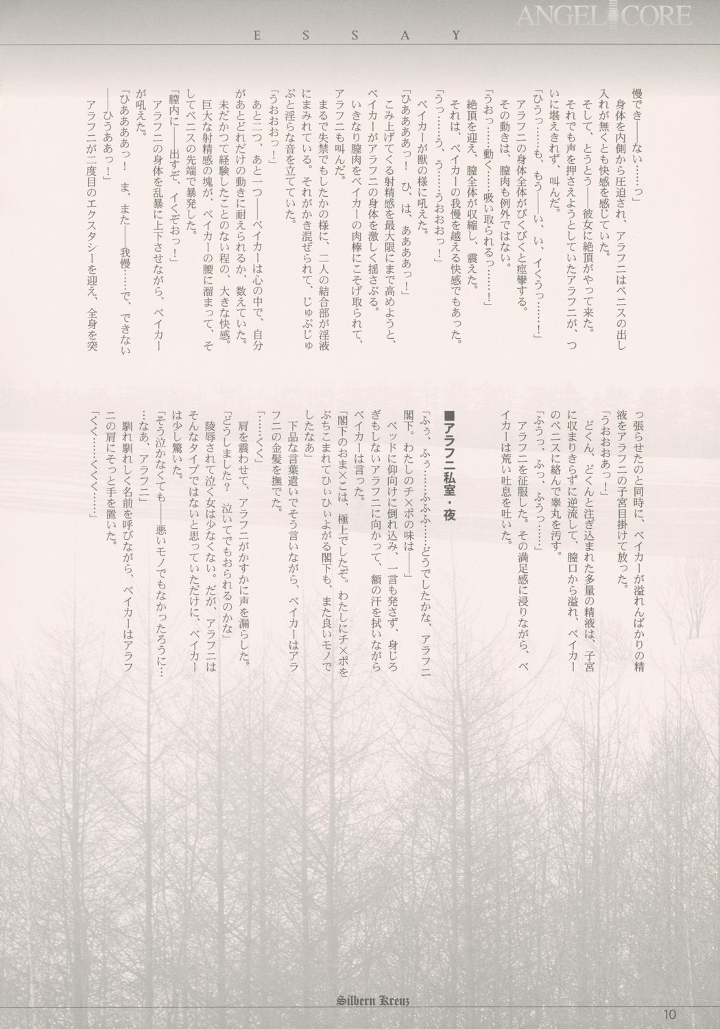 (C62) [Keumaya] shochou choukyou Baker Good ED - Ura ED Subete Text ~Strategy Hint Included~ (Angel Core) page 9 full