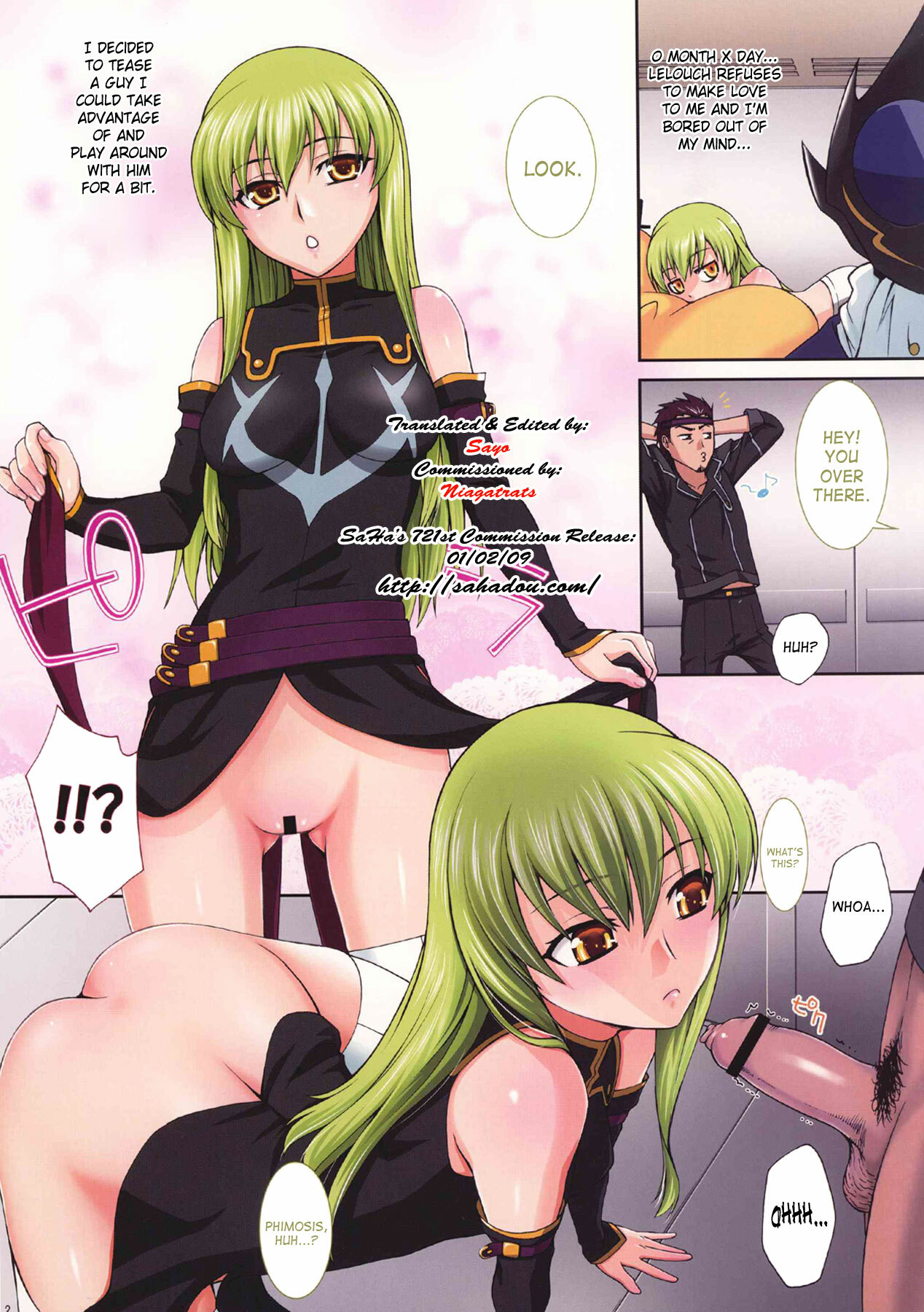 (C75) [KABAYAKIYA (Unagimaru)] Black Diary (CODE GEASS: Lelouch of the Rebellion) [English] [SaHa] page 2 full