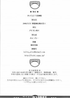 (Reitaisai 5) [Avion Village F (Fechi)] Nuite yo!! Yakujin-sama (Touhou Project) - page 18