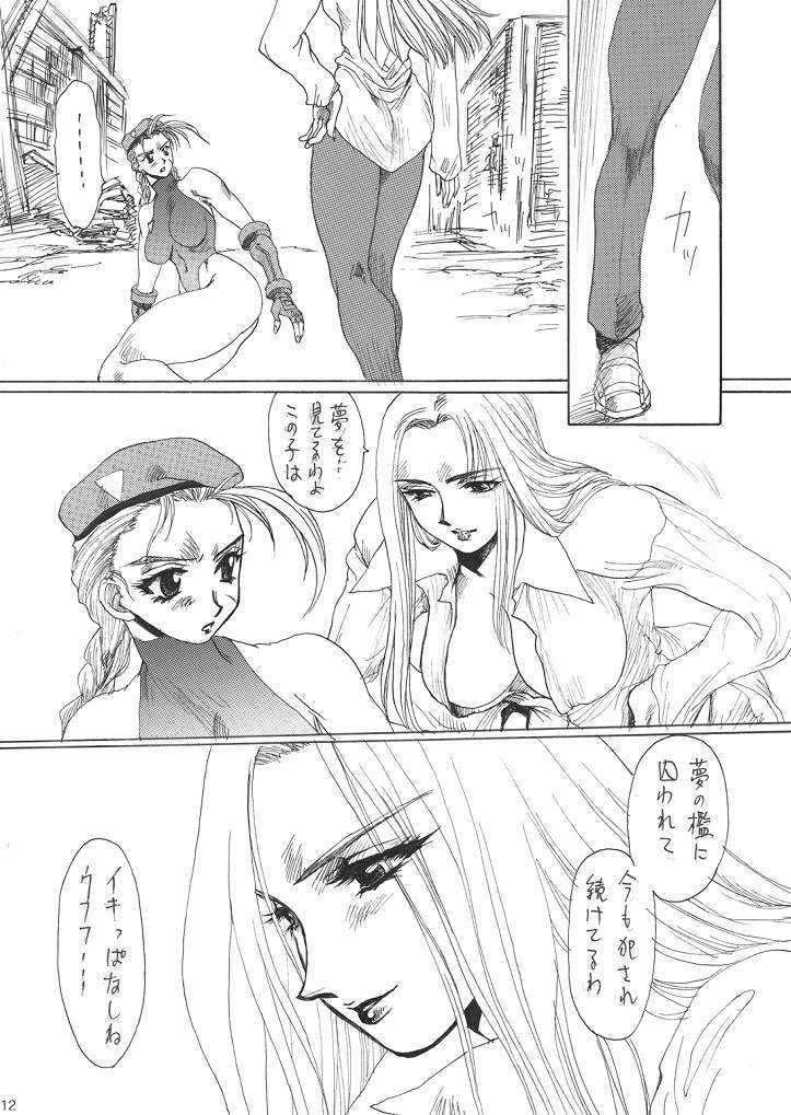 [Yuriai Kojinshi Kai (Yuri Ai)] Dying Red Digital (Darkstalkers, Street Fighter) [Digital] page 11 full