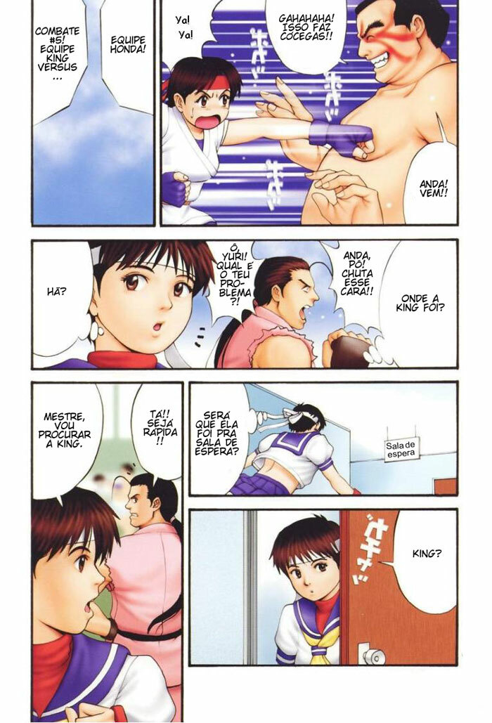 (C60) [Saigado] The Yuri & Friends Fullcolor 4 SAKURA vs. YURI EDITION (King of Fighters, Street Fighter) [Portuguese-BR] [GraphiComix] [Decensored] page 5 full