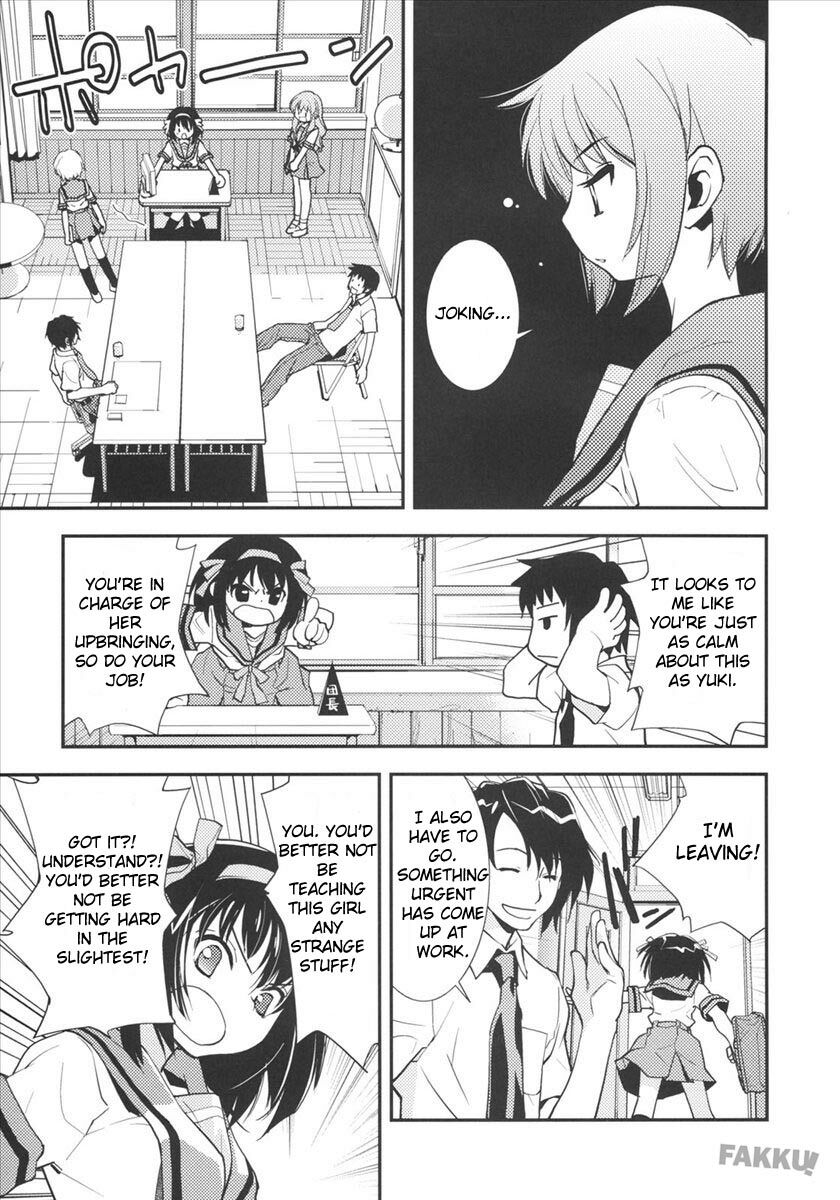 (C72) [Hapoi-dokoro (Okazaki Takeshi)] Arterna 2 (The Melancholy of Haruhi Suzumiya) [English] [FAKKU] page 7 full