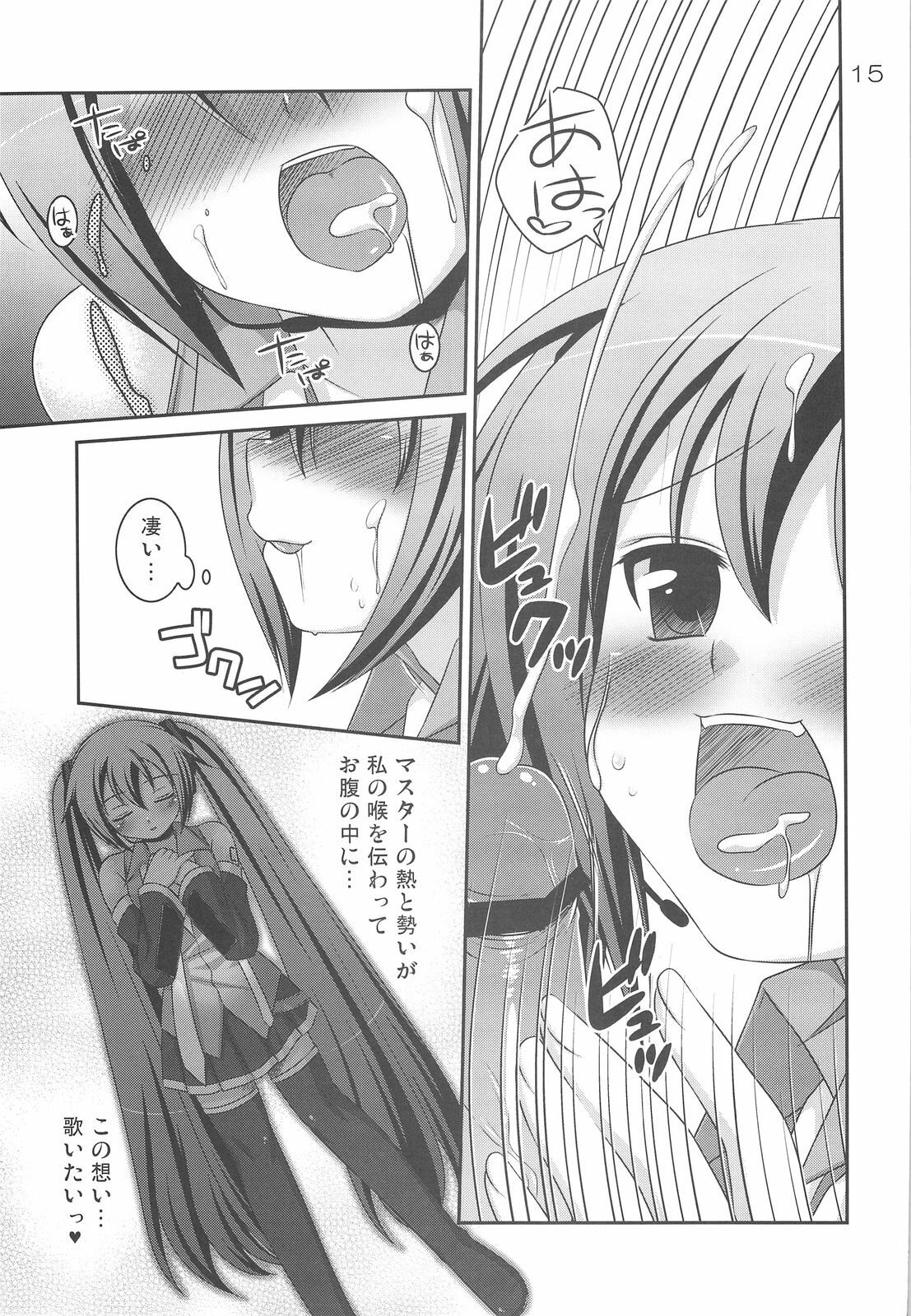 (C75) [etcycle (Hazuki)] Do Hentai Miku (Vocaloid) page 14 full