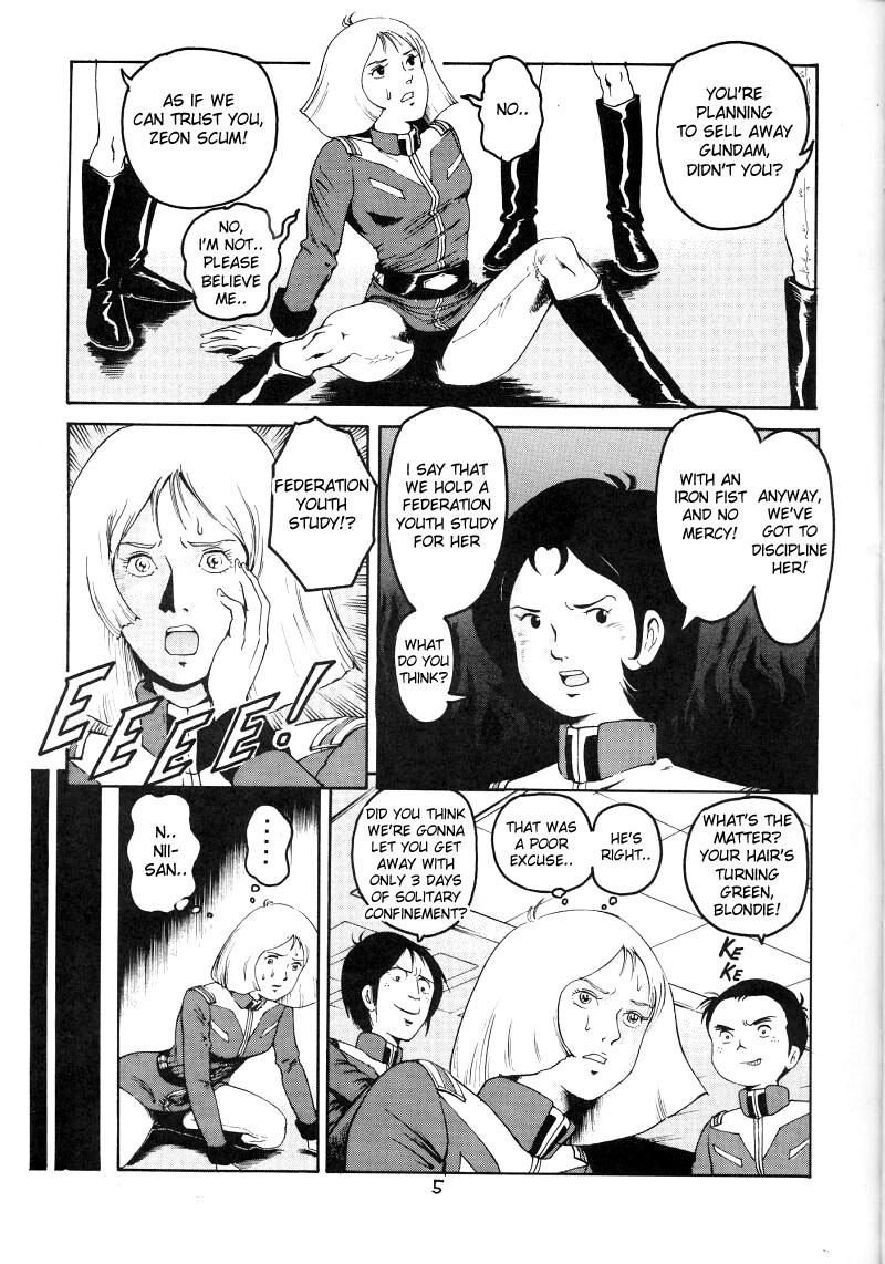 [Skirt Tsuki (keso)] Kin Hair kaitei ban | Blonde (Mobile Suit Gundam) [English] [desudesu] page 4 full