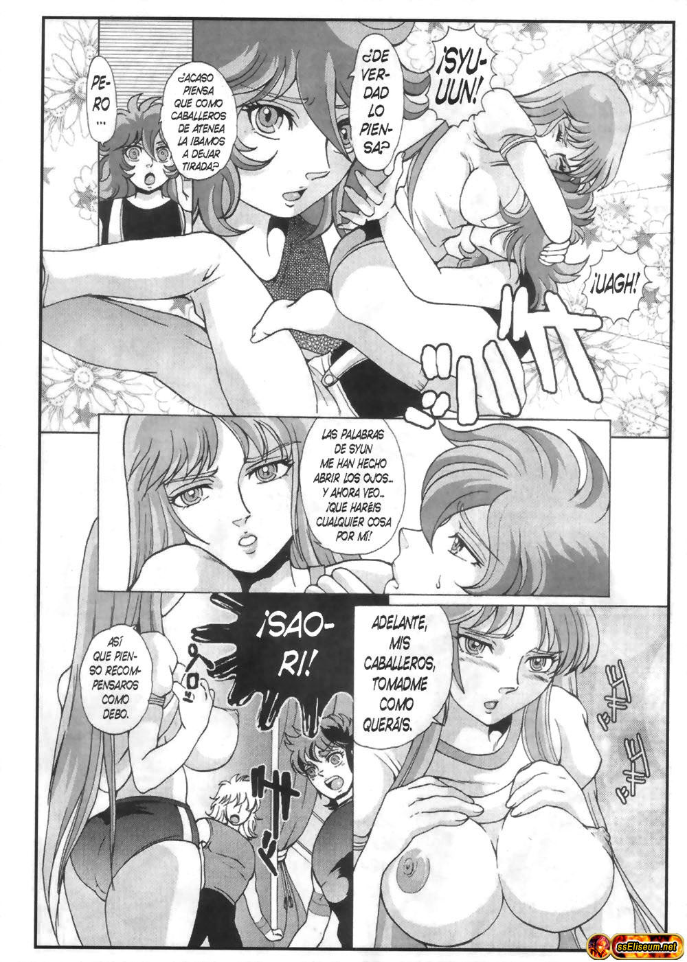 [Momoiro-Rip (Sugar Milk)] TYUGAR (Saint Seiya [Knights of the Zodiac]) [Spanish] page 10 full