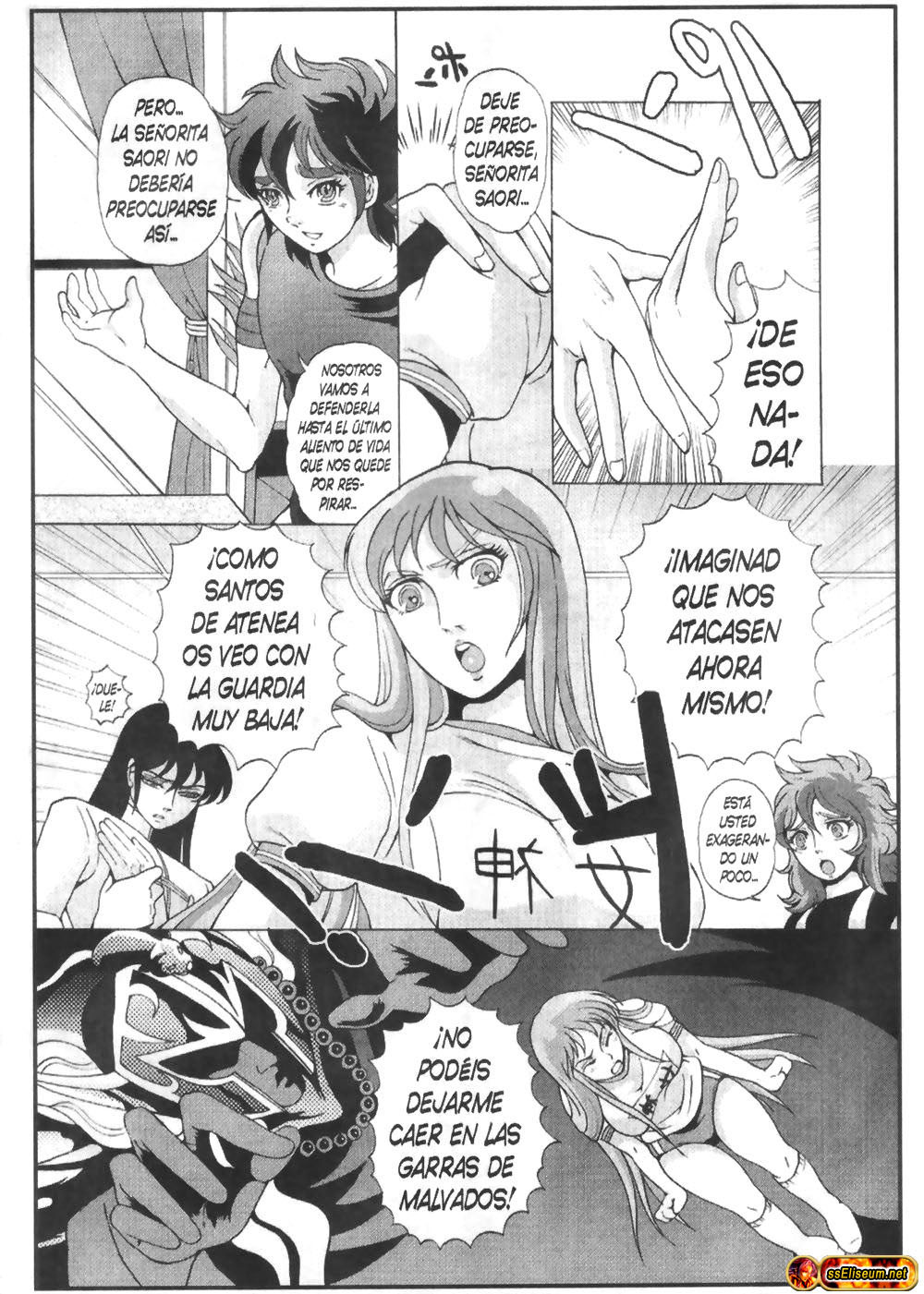 [Momoiro-Rip (Sugar Milk)] TYUGAR (Saint Seiya [Knights of the Zodiac]) [Spanish] page 9 full