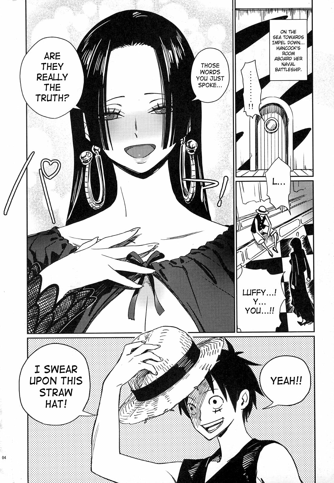 (C75) [Abradeli Kami (Bobobo)] Abura Shoukami Tsukane No.04 Hatsukoi Jotei | First Love Empress (One Piece) [English] [SaHa] page 3 full