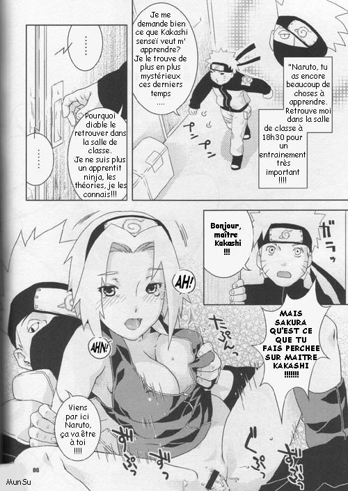 (ComiComi8) [Nekomataya (Nekomata Naomi)] Kanhi Zakura | Sakura Tous Ses Etats (Naruto) [French] page 2 full