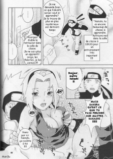 (ComiComi8) [Nekomataya (Nekomata Naomi)] Kanhi Zakura | Sakura Tous Ses Etats (Naruto) [French] - page 2
