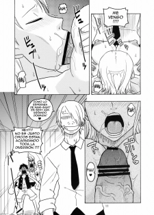 (C73) [ACID-HEAD (Murata.)] Nami no Koukai Nisshi EX NamiRobi (One Piece) [Spanish] [Bloodhunter] - page 12