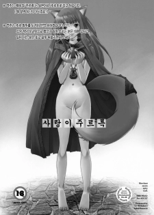 (SC38) [Kohakutei (Sakai Hamachi)] Ai ga Horohoro | 사랑이주르륵 (Spice and Wolf) [Korean] [Project H] - page 2