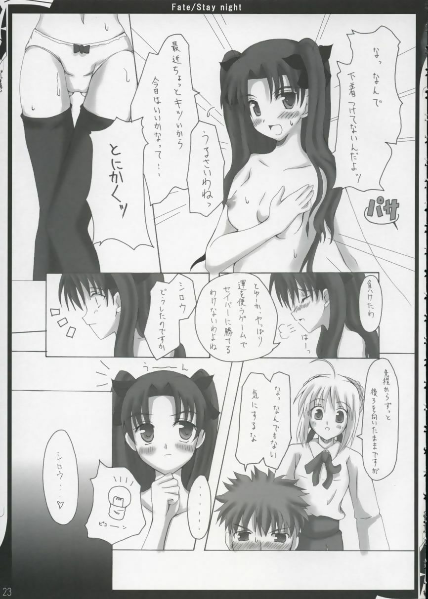 (SC24) [Zattou Keshiki (10mo)] ZATTOU KESHIKI 11 (Fate/stay night) page 22 full