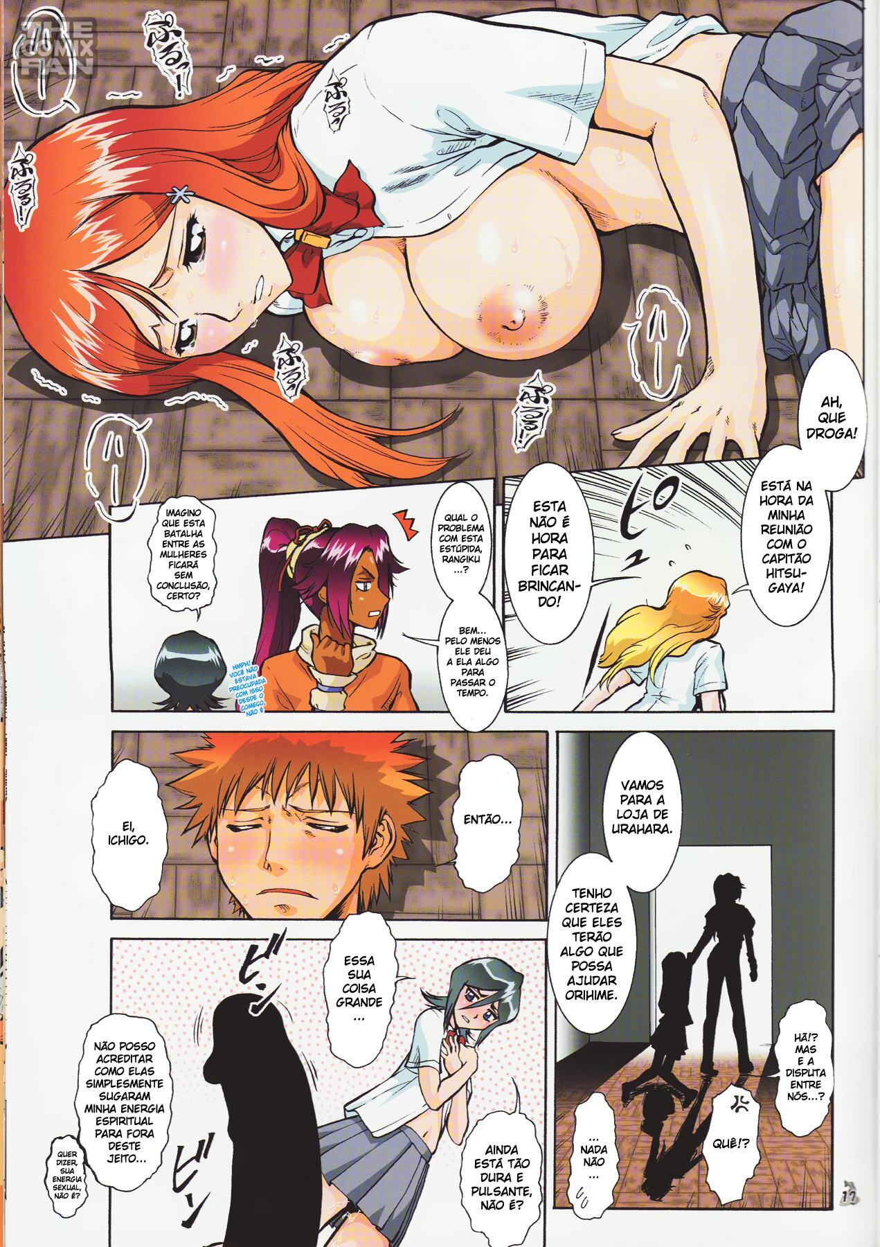 (C72) [Tsurikichi Doumei (Umedama Nabu)] Bari Etchi (Bleach) [Portuguese-BR] [The Comix Fan] page 17 full