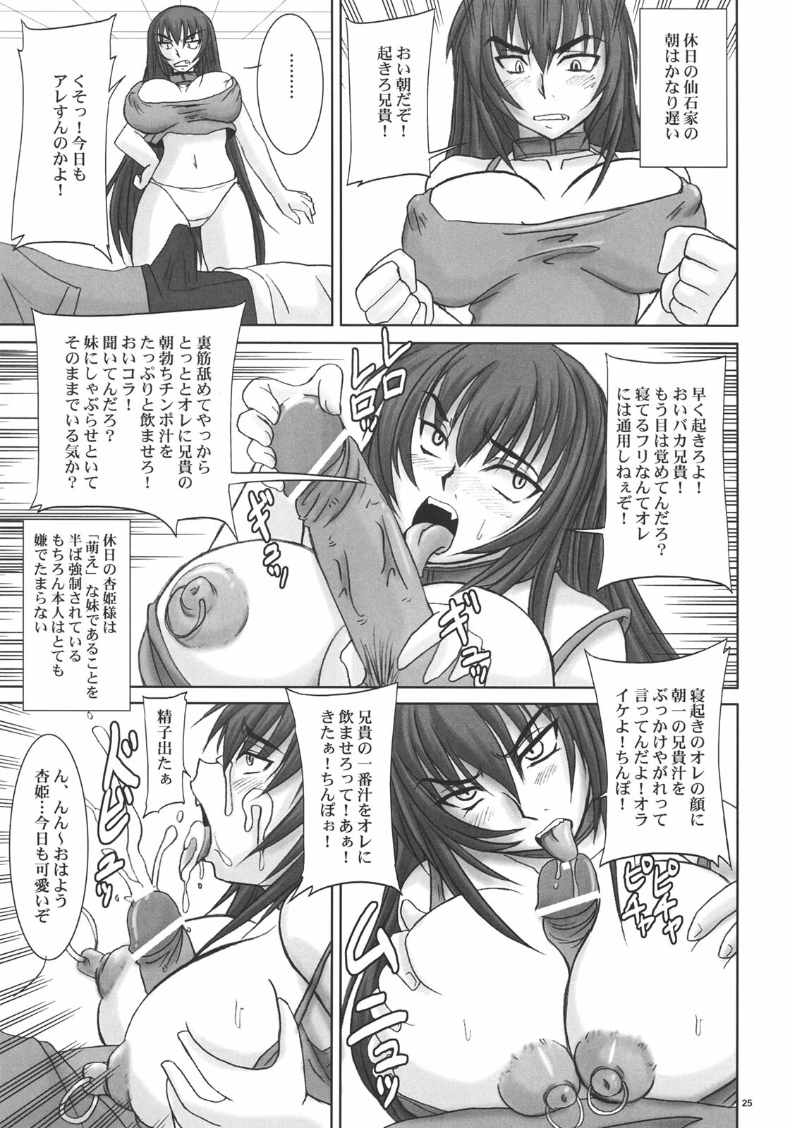 (C70) [Nozarashi (Nozarashi Satoru)] Kyouhime-sama wa Nikubenki page 24 full