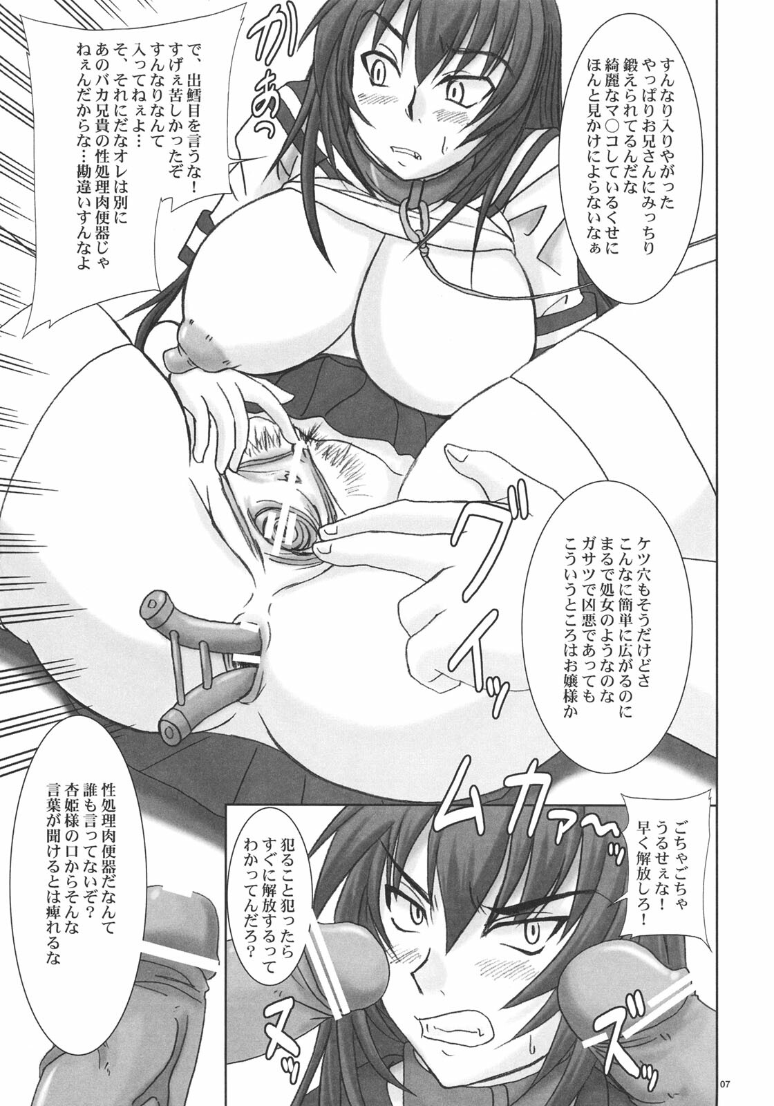 (C70) [Nozarashi (Nozarashi Satoru)] Kyouhime-sama wa Nikubenki page 6 full