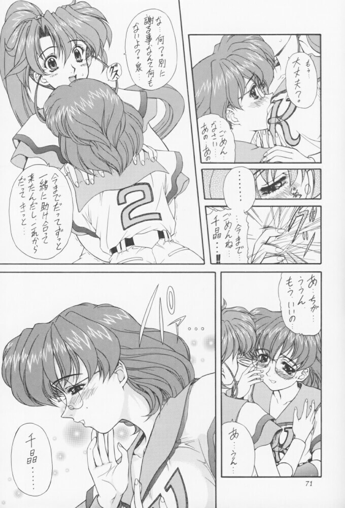 (C55) [Fukumaden (Ohkami Tomoyuki)] MA-DAN-MUSUME Koori + Honoo (Doki Doki Pretty League) page 70 full