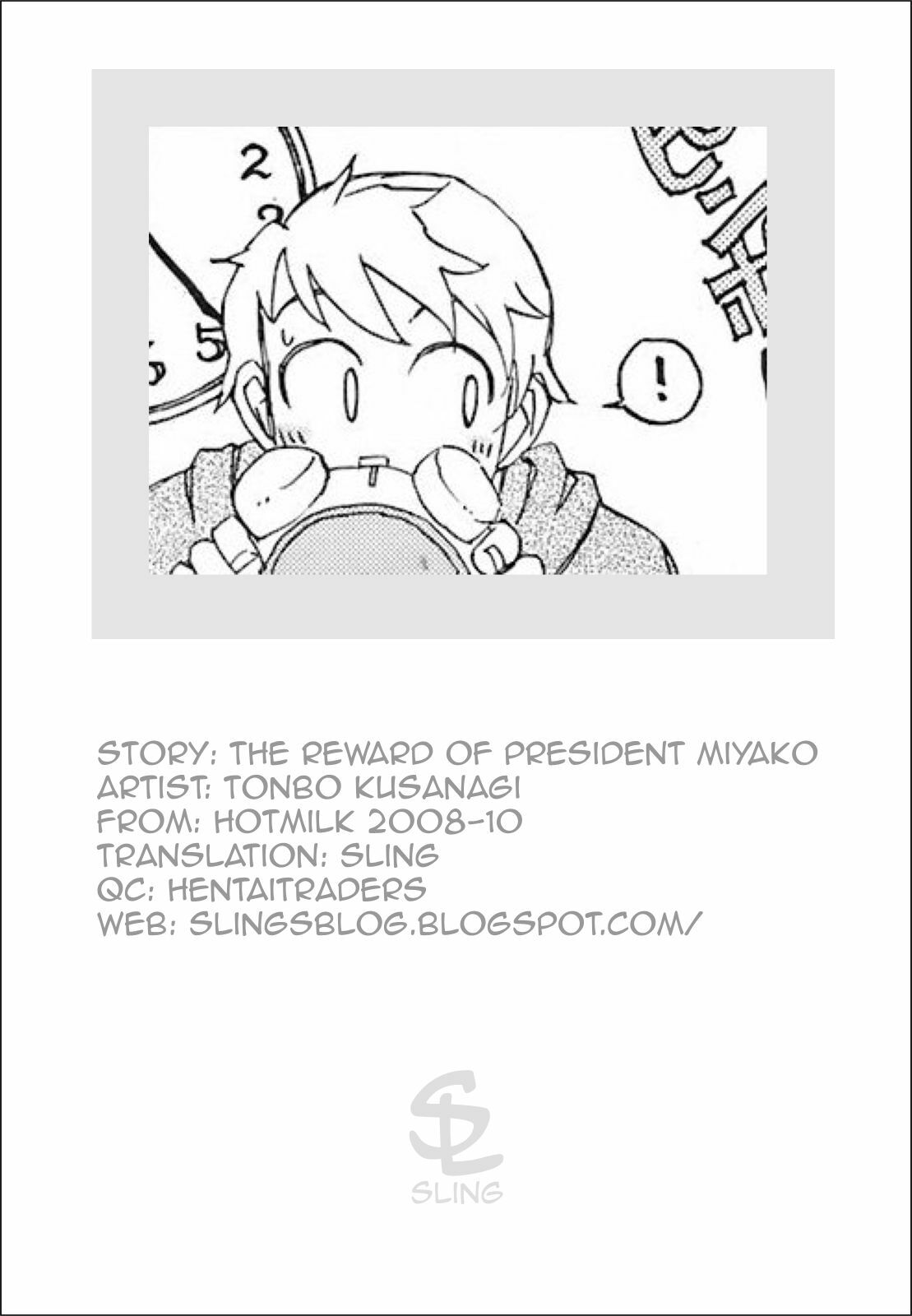 [Kusanagi Tonbo] Miyako-kaichou no Gohoubi | The Reward of President Miyako (COMIC HOTMiLK 2008-10) [English] [Sling] page 29 full