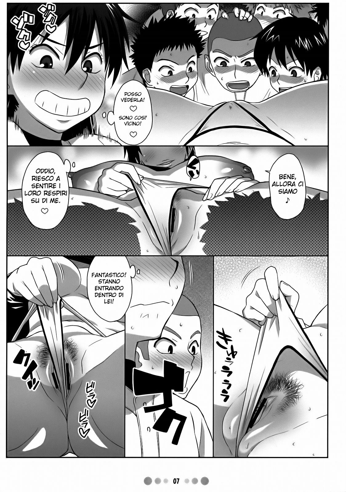 (C72) [TETRODOTOXIN (Nise Kurosaki)] Momokan to 10 nin no Bat (Ookiku Furikabutte) [Italian] page 6 full