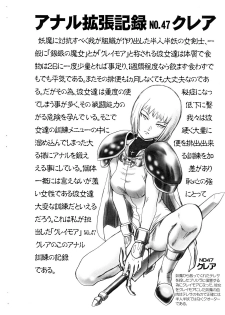 (C72) [Rat Tail (Irie Yamazaki)] CLAYMORE FILE (Claymore!) - page 2