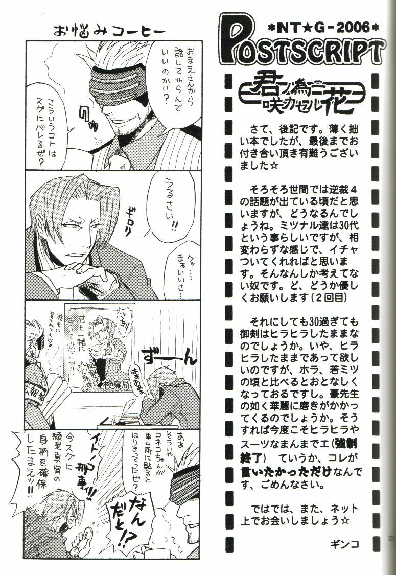 (C70) [Nine Tail (GINKO)] Kimi no Tame ni Sakaseru Hana (Ace Attorney) page 20 full