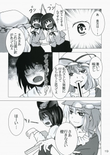 (C75) [Desuno!! (Fuyuwa Kotatsu)] ONE FINE DAY (Touhou Project) - page 19