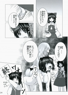 (C75) [Desuno!! (Fuyuwa Kotatsu)] ONE FINE DAY (Touhou Project) - page 24