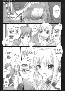 (C71) [UDON-YA (Kizuki Aruchu, ZAN)] Kyou dake desu yo? (Fate/hollow ataraxia) [English] [CGrascal] - page 4